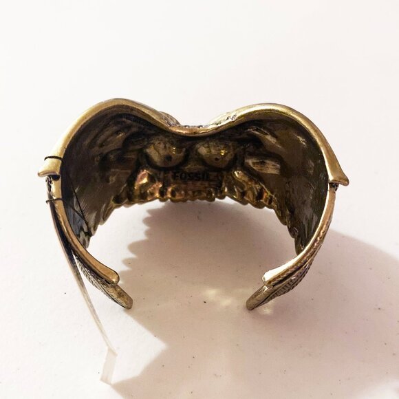 Fossil Glam Owl Cuff - Picture 4 of 7